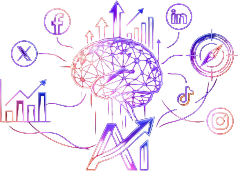 An AI agent writing and publishing social media posts